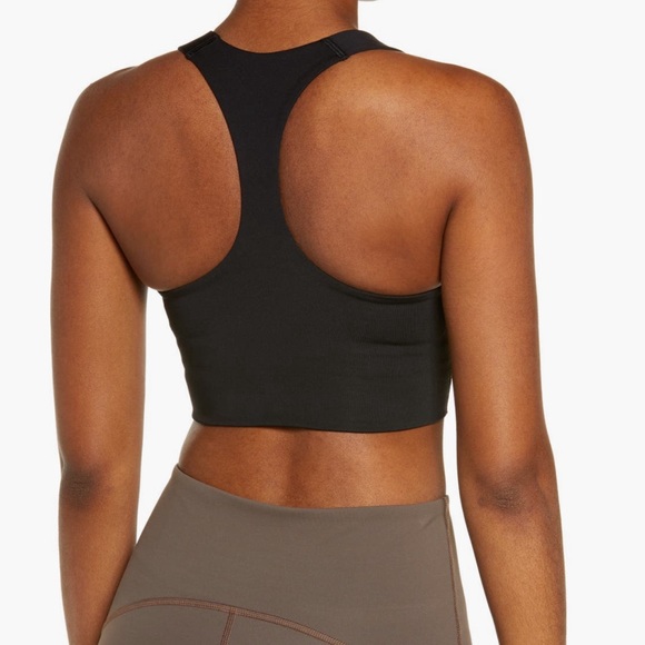NEW! NWT SPANX black sports bra Longline Medium Impact Sports Bra - size Medium - Picture 6 of 6